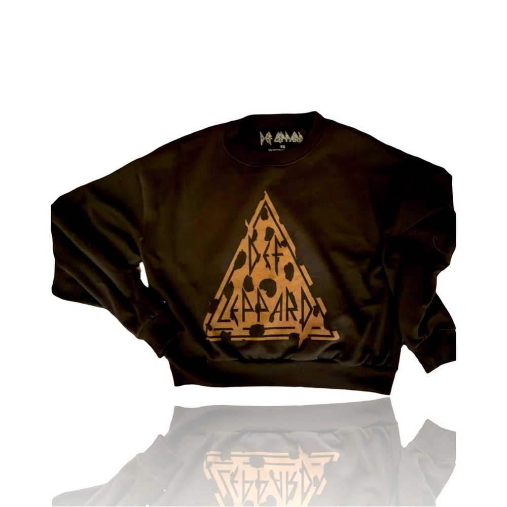 Def Leppard Vintage Style Lightweight Sweatshirt: XS :Hair Metal: Band Tee